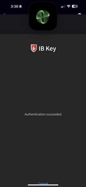 The two-factor authentication on the iPhone